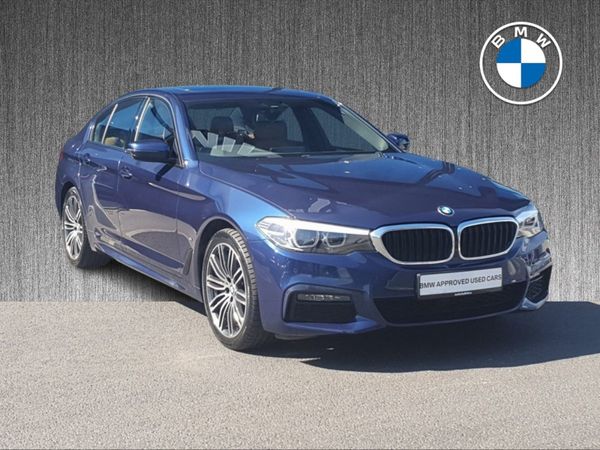 BMW 5-Series Saloon, Petrol Plug-in Hybrid, 2020, Blue