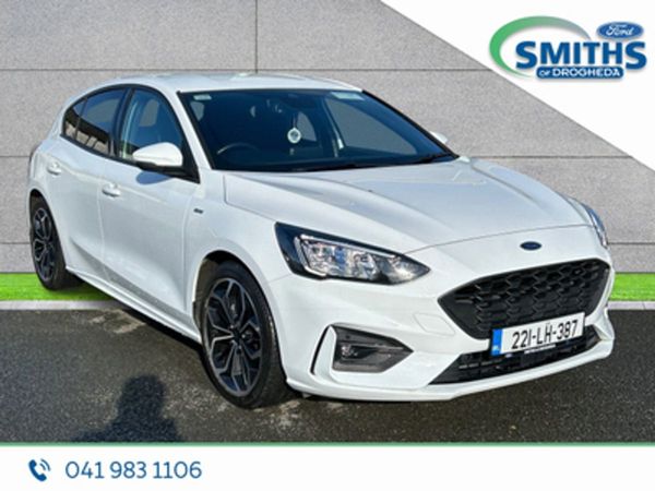 Ford Focus Hatchback, Petrol Hybrid, 2022, White