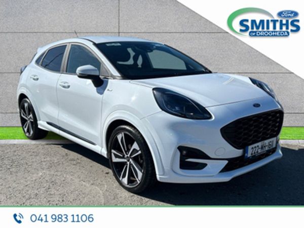 Ford Puma MPV, Petrol Hybrid, 2022, White