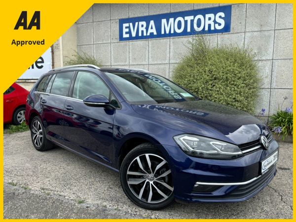 Volkswagen Golf Estate, Petrol, 2019, Blue