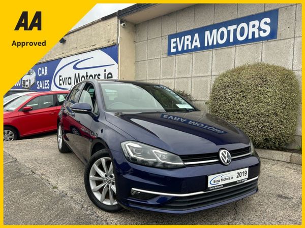 Volkswagen Golf Hatchback, Petrol, 2019, Blue