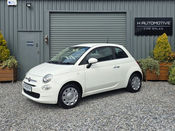 Fiat 500 Hatchback, Petrol, 2017, White