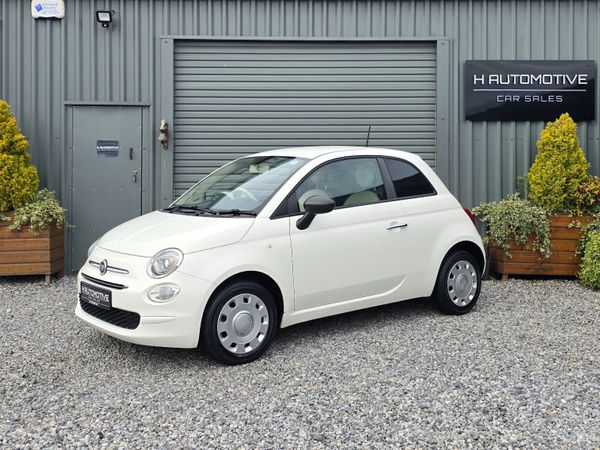 Fiat 500 Hatchback, Petrol, 2018, White