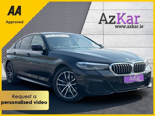BMW 5-Series Saloon, Petrol Plug-in Hybrid, 2021, Black