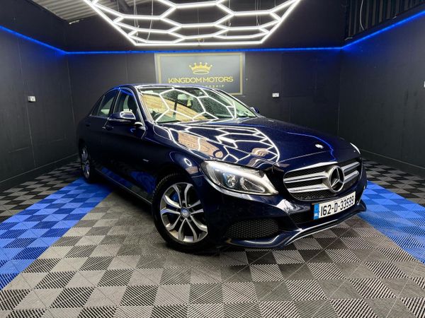 Mercedes-Benz C-Class Saloon, Petrol Plug-in Hybrid, 2016, Blue