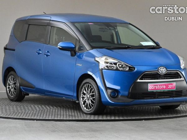 Toyota Sienta MPV, Petrol Hybrid, 2017, Blue