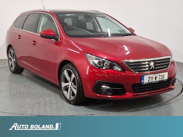 Peugeot 308 Estate, Diesel, 2021, Red