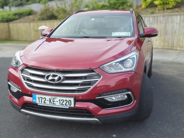 Hyundai Santa Fe SUV, Diesel, 2017, Red