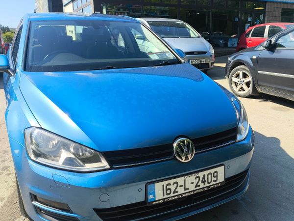 Volkswagen Golf Hatchback, Diesel, 2016, Blue