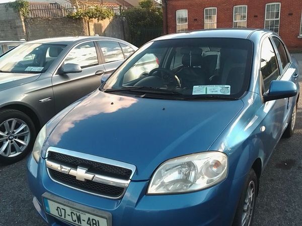 Chevrolet Aveo Saloon, Petrol, 2007, Blue