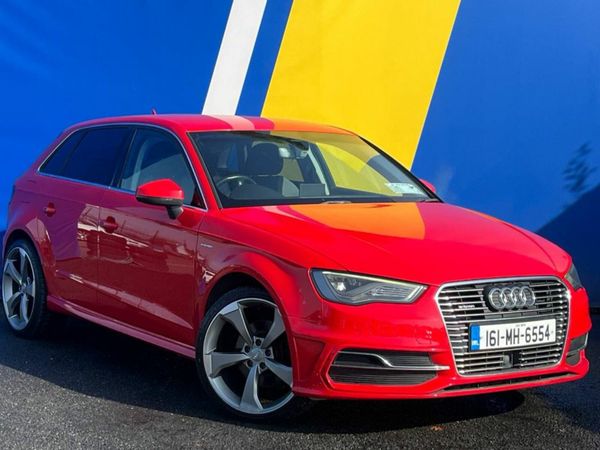 Audi A3 Hatchback, Petrol Plug-in Hybrid, 2016, Red