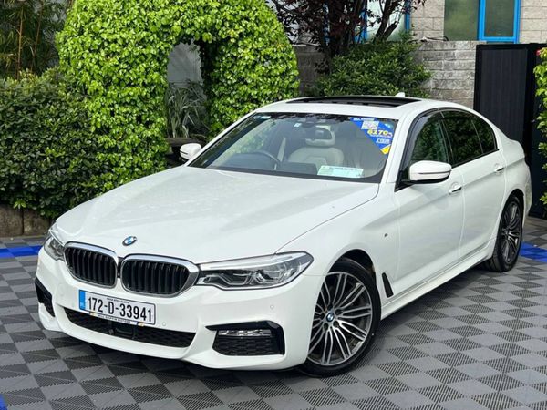 BMW 5-Series Saloon, Diesel, 2017, White