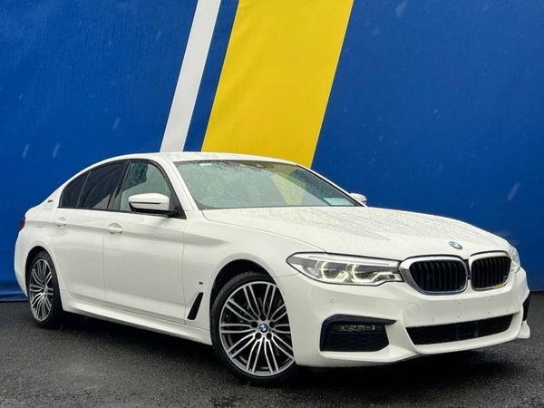 BMW 5-Series Saloon, Petrol Plug-in Hybrid, 2019, White