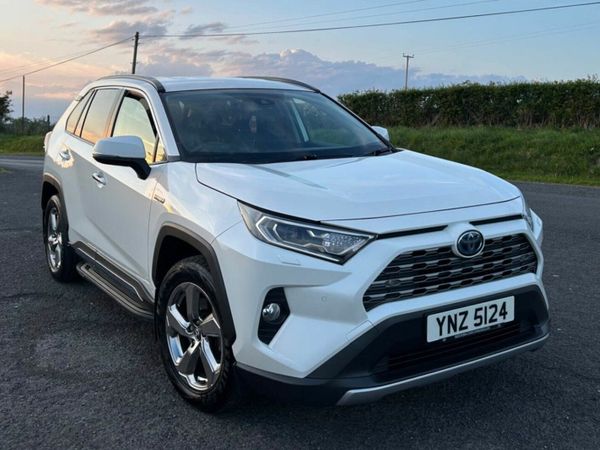 Toyota RAV4 SUV, Petrol Hybrid, 2019, White