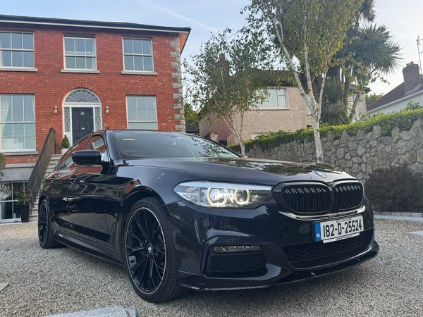 BMW 5-Series Saloon, Petrol Plug-in Hybrid, 2018, Black