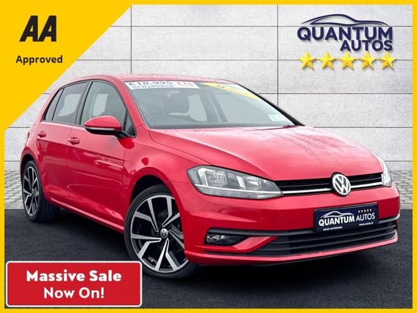 Volkswagen Golf Hatchback, Diesel, 2019, Red