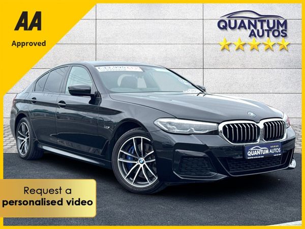 BMW 5-Series Saloon, Petrol Plug-in Hybrid, 2022, Black
