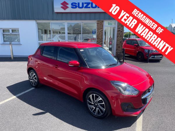 Suzuki Swift Hatchback, Petrol Hybrid, 2022, Red