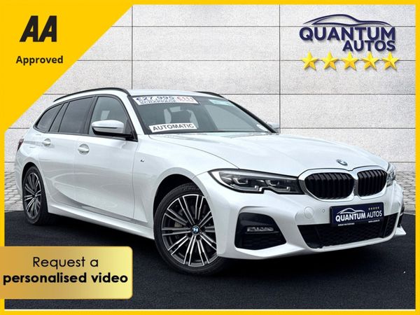 BMW 3-Series Estate, Petrol Plug-in Hybrid, 2021, White