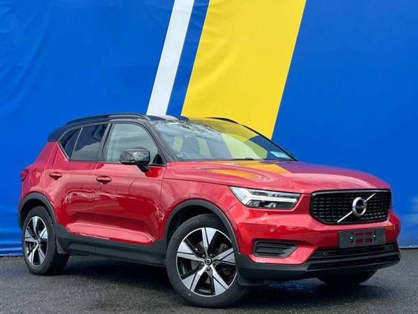 Volvo XC40 Estate, Petrol Plug-in Hybrid, 2021, Red