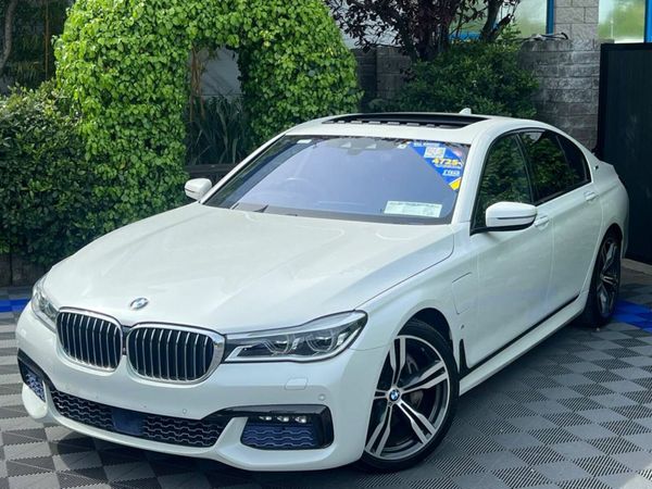 BMW 7-Series Saloon, Petrol Plug-in Hybrid, 2017, White