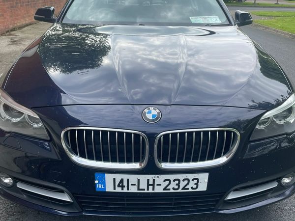 BMW 5-Series Saloon, Diesel, 2014, Blue