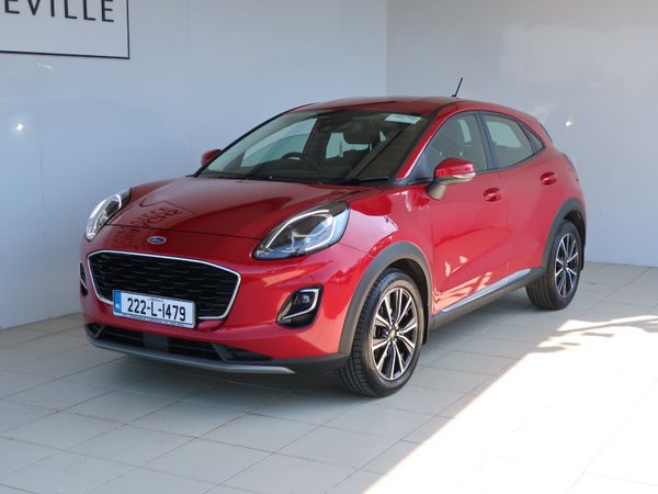 Ford Puma Hatchback, Petrol Hybrid, 2022, Red