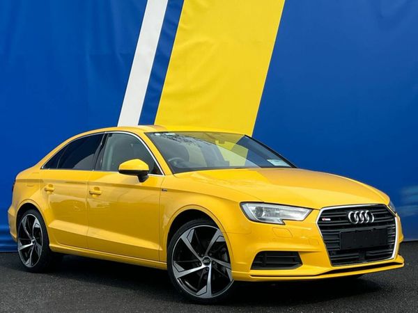 Audi A3 Saloon, Petrol, 2017, Yellow