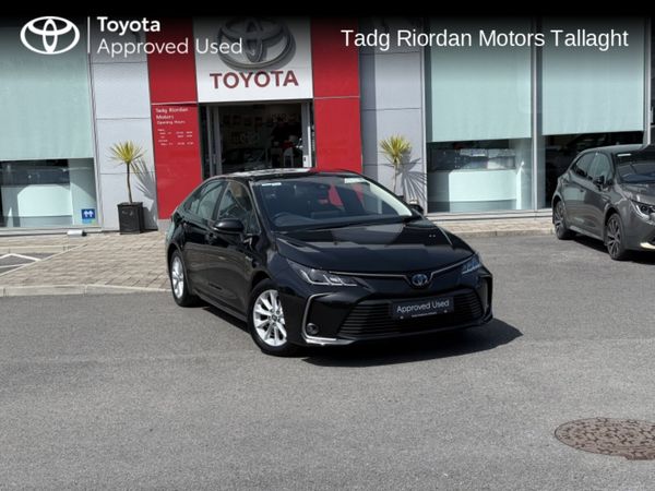 Toyota Corolla Saloon, Petrol Hybrid, 2021, Black