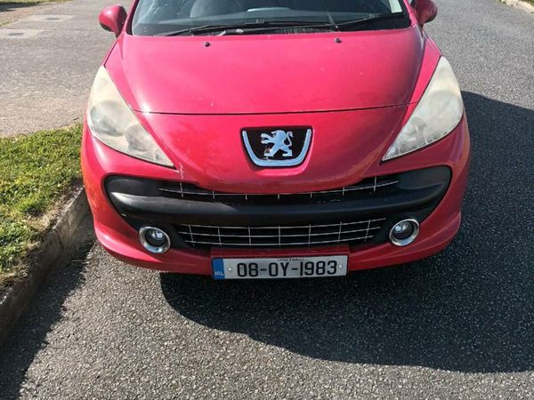 Peugeot 207 Hatchback, Petrol, 2008, Red