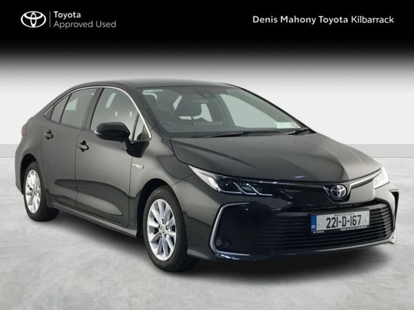 Toyota Corolla Saloon, Petrol Hybrid, 2022, Black