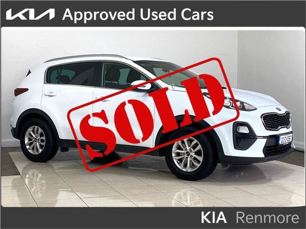 Kia Sportage MPV, Hybrid, 2021, White