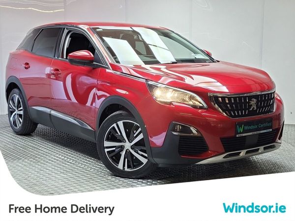 Peugeot 3008 Hatchback, Diesel, 2018, Red
