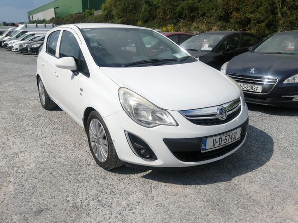 Vauxhall Corsa Hatchback, Petrol, 2011, White