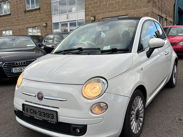 Fiat 500 Hatchback, Petrol, 2011, White