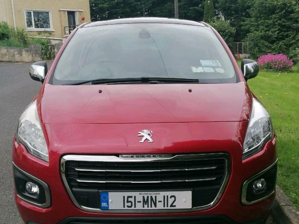 Peugeot 3008 SUV, Diesel, 2015, Red