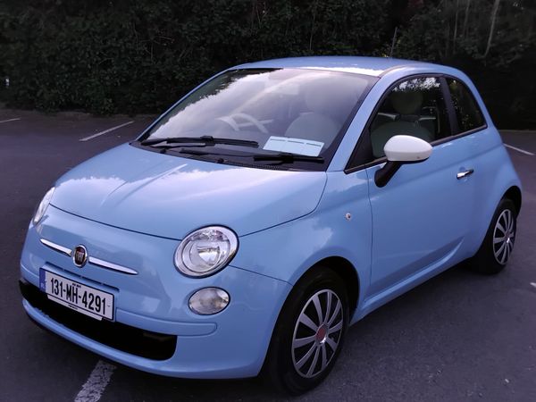 Fiat 500 Hatchback, Petrol, 2013, Blue
