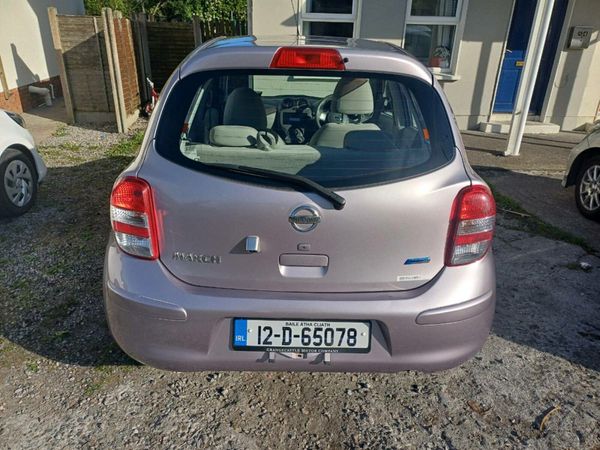 Nissan March Hatchback, Petrol, 2012, Purple