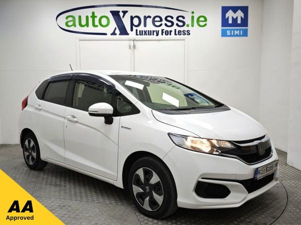 Honda Fit Hatchback, Hybrid, 2019, White