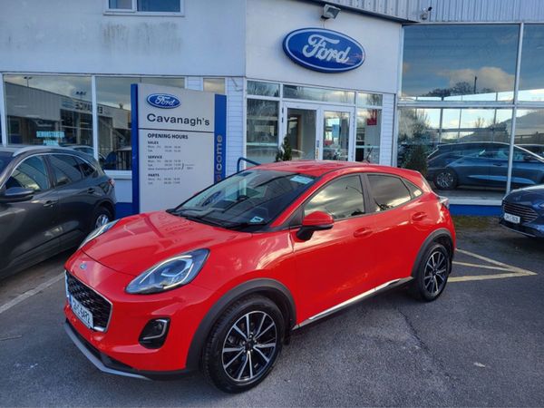 Ford Puma MPV, Petrol Hybrid, 2021, Red