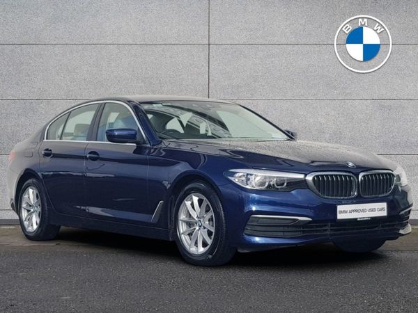BMW 5-Series Saloon, Diesel, 2019, Blue