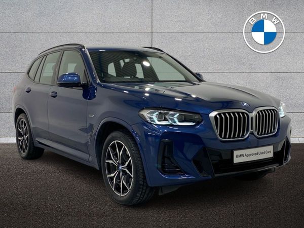 BMW X3 SUV, Petrol Plug-in Hybrid, 2022, Blue