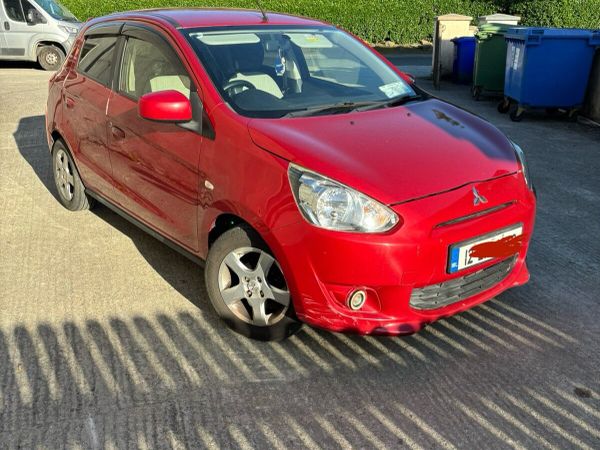 Mitsubishi Mirage Hatchback, Petrol, 2012, Red
