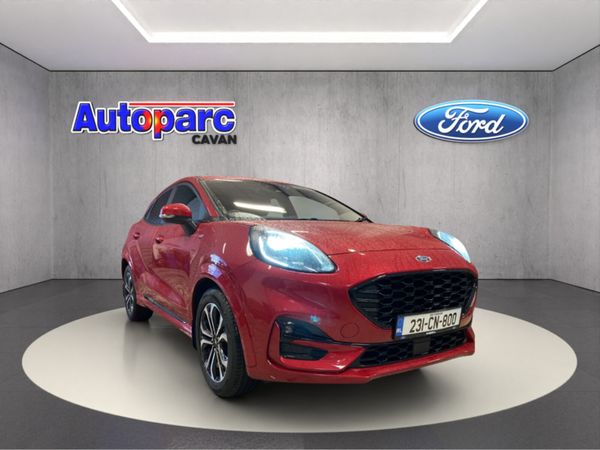 Ford Puma MPV, Petrol Hybrid, 2023, Red