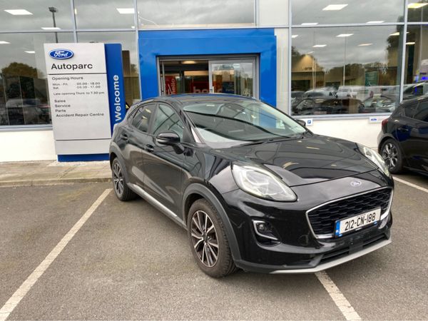 Ford Puma MPV, Petrol Hybrid, 2021, Black