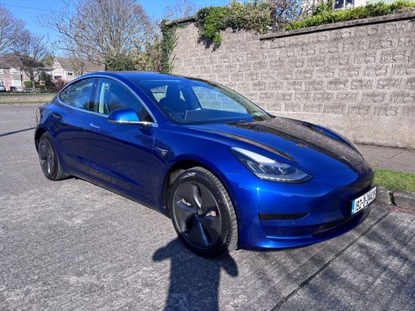 Tesla Model 3 Saloon, Electric, 2019, Blue
