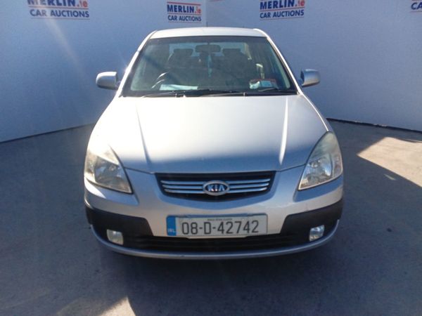 Kia Rio Saloon, Petrol, 2008, Silver