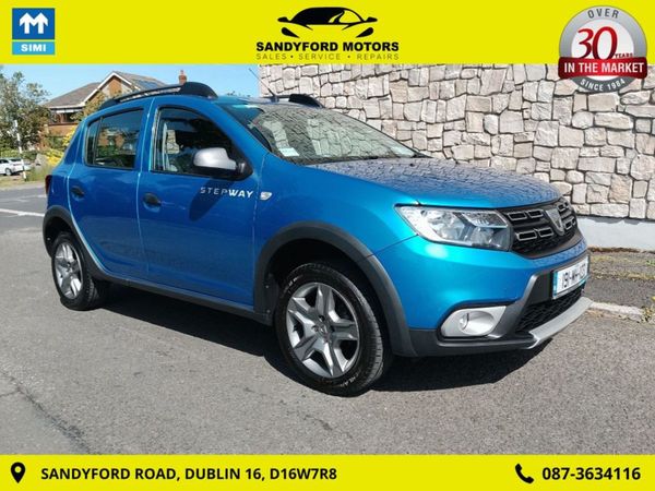 Dacia Sandero Stepway Hatchback, Petrol, 2019, Blue