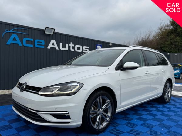 Volkswagen Golf Estate, Diesel, 2019, White