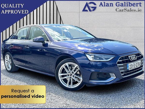 Audi A4 Saloon, Diesel, 2022, Blue